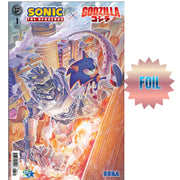 Sonic the Hedgehog x Godzilla: #1[Natalie Haines Foil - 1:25] 2026 Comics IDW Publishing