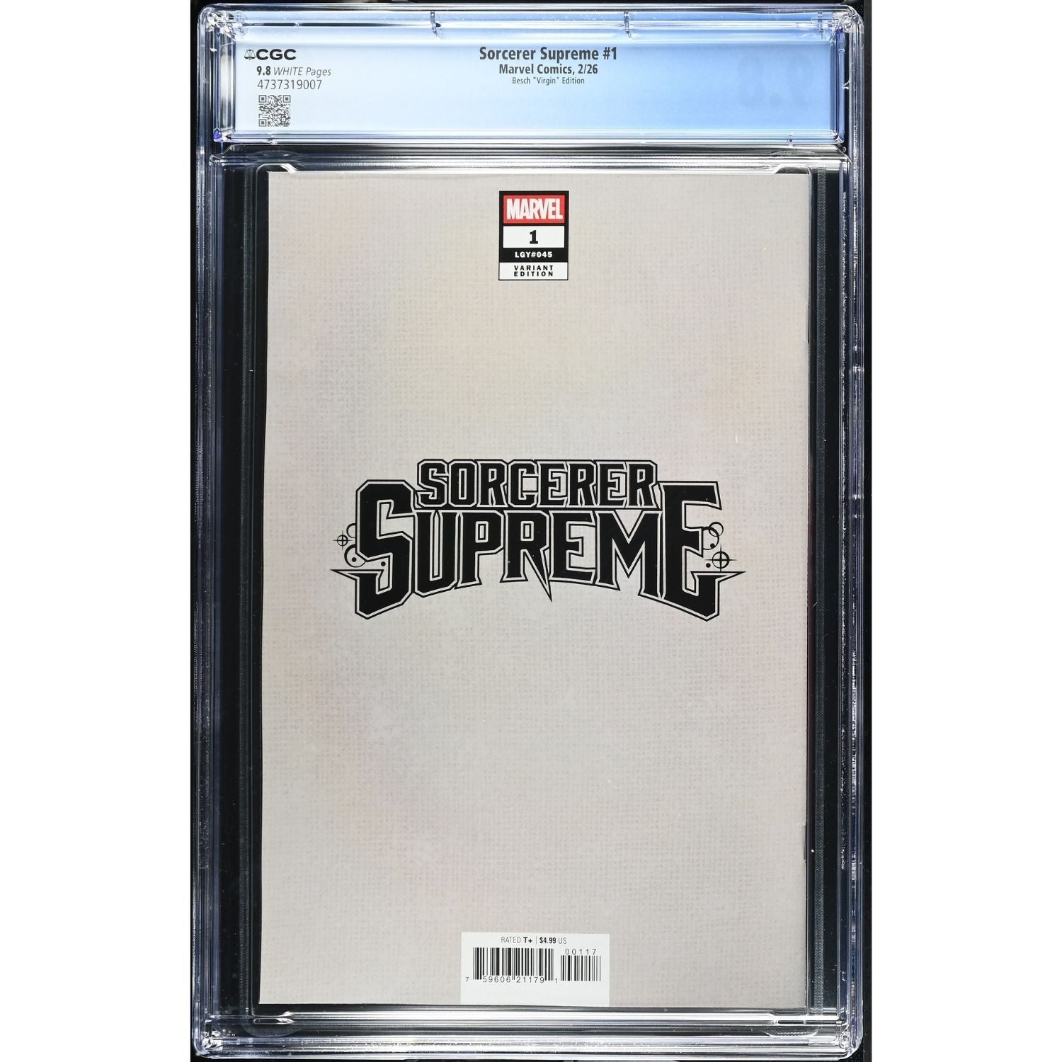 Sorcerer Supreme: #1 [Rose Besch CGC 9.8 Virgin CVR - 1:100] 2025 Comics Marvel Comics