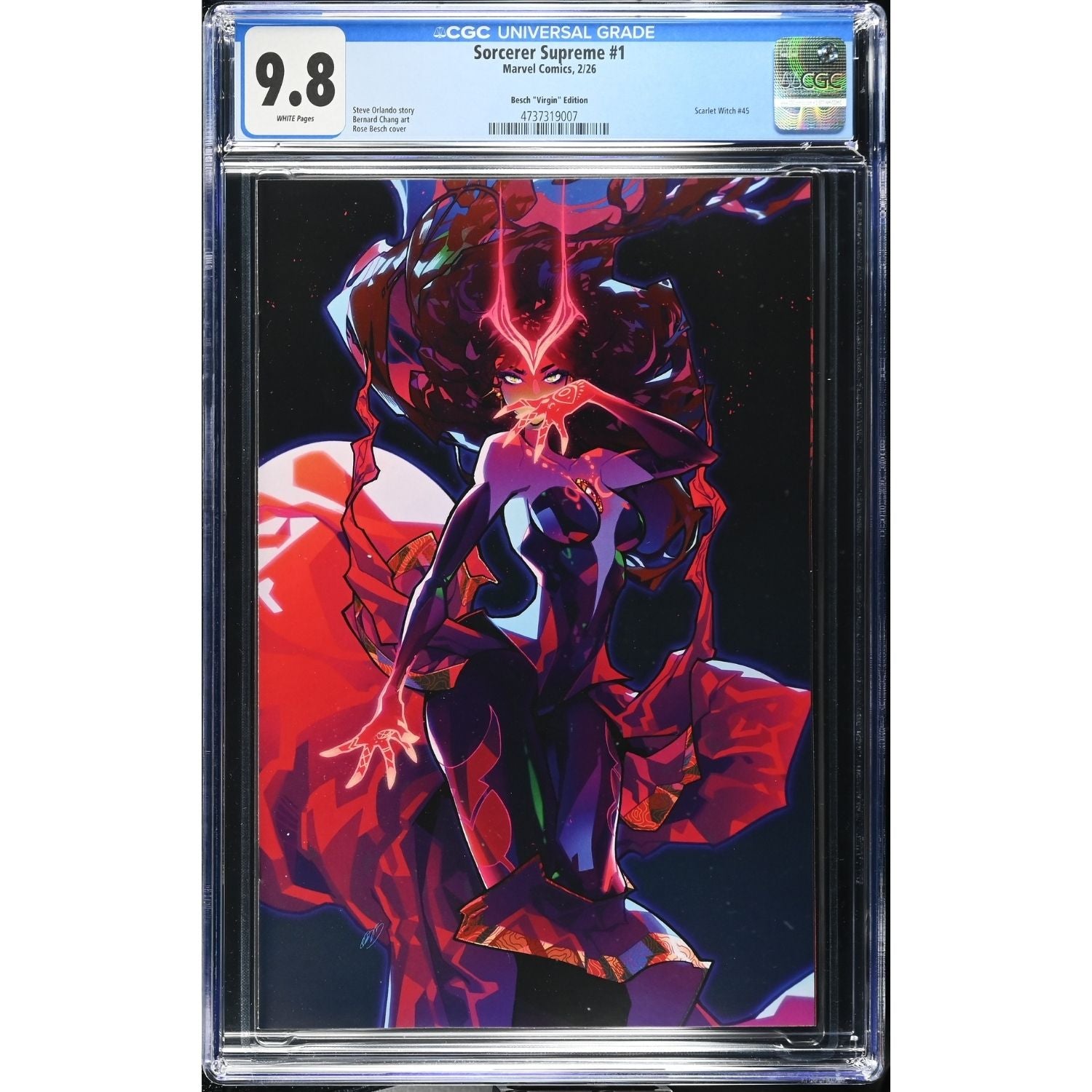 Sorcerer Supreme: #1 [Rose Besch CGC 9.8 Virgin CVR - 1:100] 2025 Comics Marvel Comics