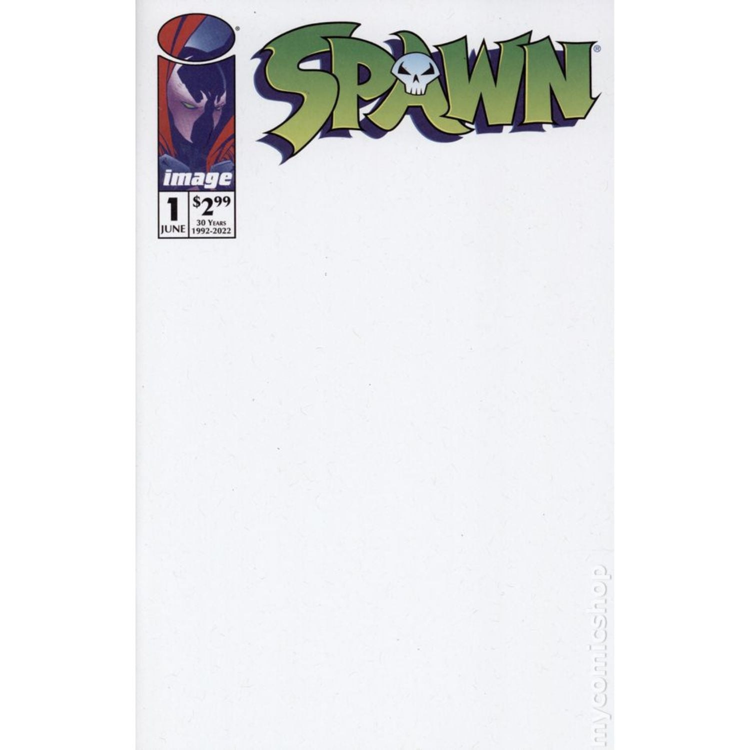 Spawn 30th Anniversary: #1 [X 10 Blank Sketch CVR] 2022 Comics Image Comics
