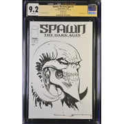 Spawn The Dark Ages: #1 [Liam Sharp CGC 9.2 Signed Original Sketch CVR F - 1:1000] 2025