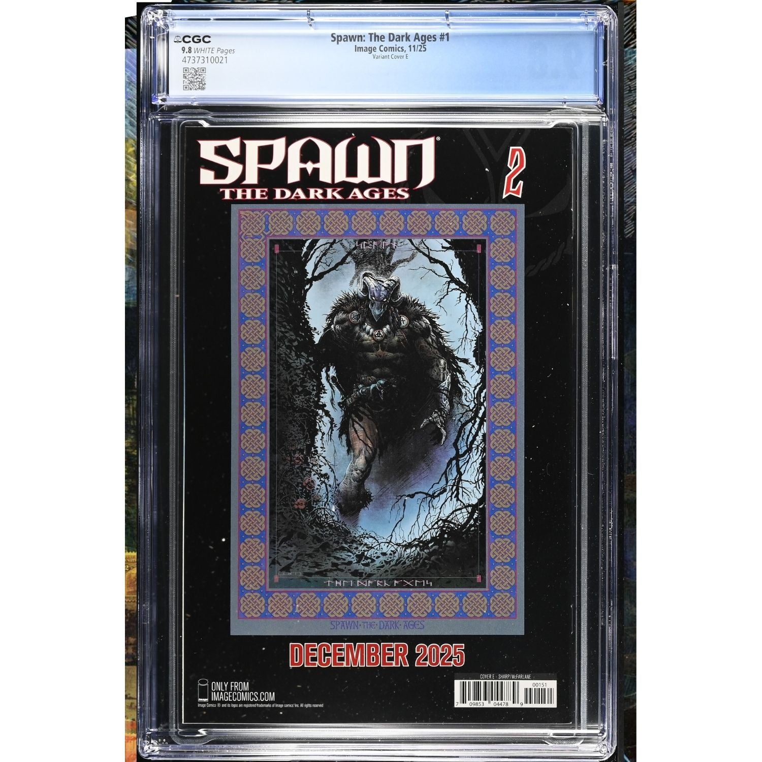 Spawn The Dark Ages: #1 [Liam Sharp & Todd Mcfarlane CGC 9.8 CVR E - 1:250] 2025 Comics Image Comics
