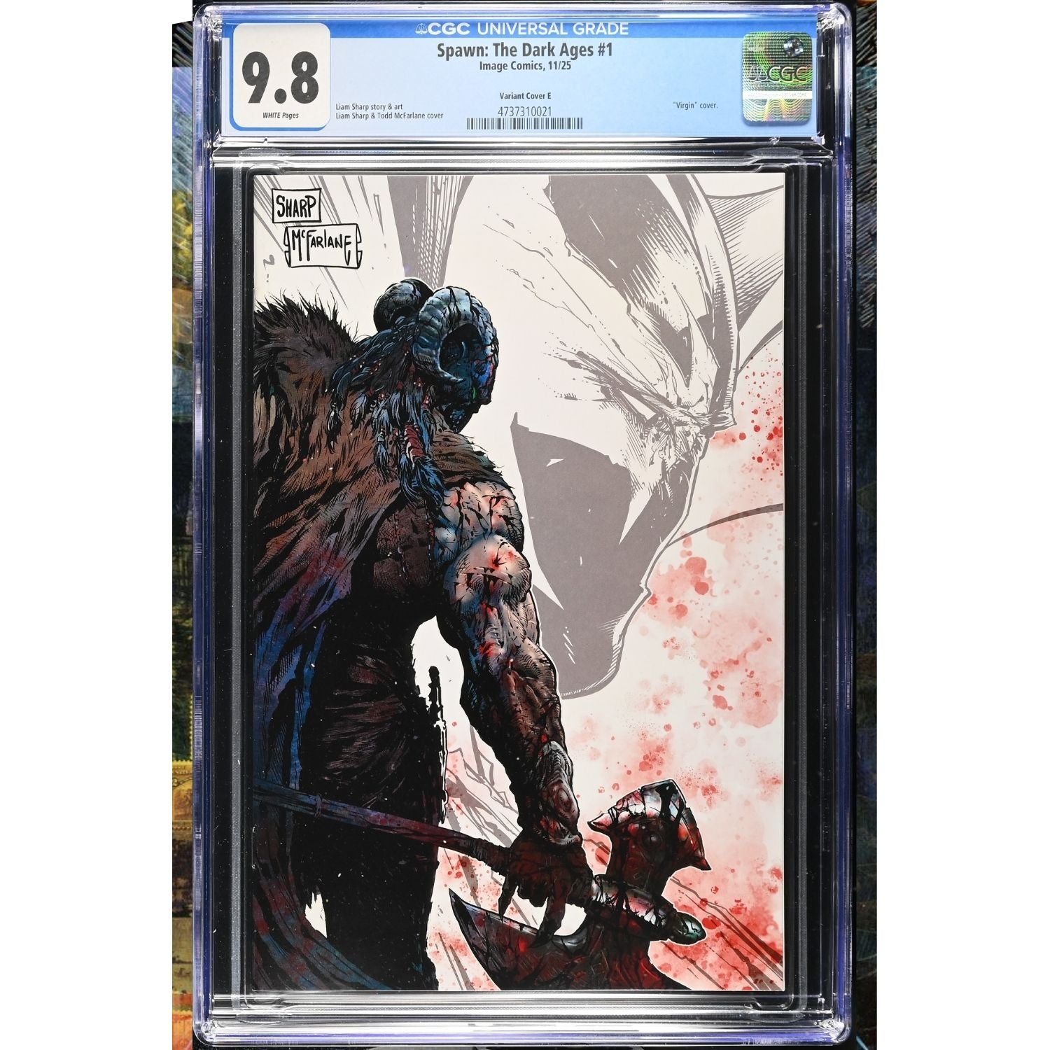Spawn The Dark Ages: #1 [Liam Sharp & Todd Mcfarlane CGC 9.8 CVR E - 1:250] 2025 Comics Image Comics