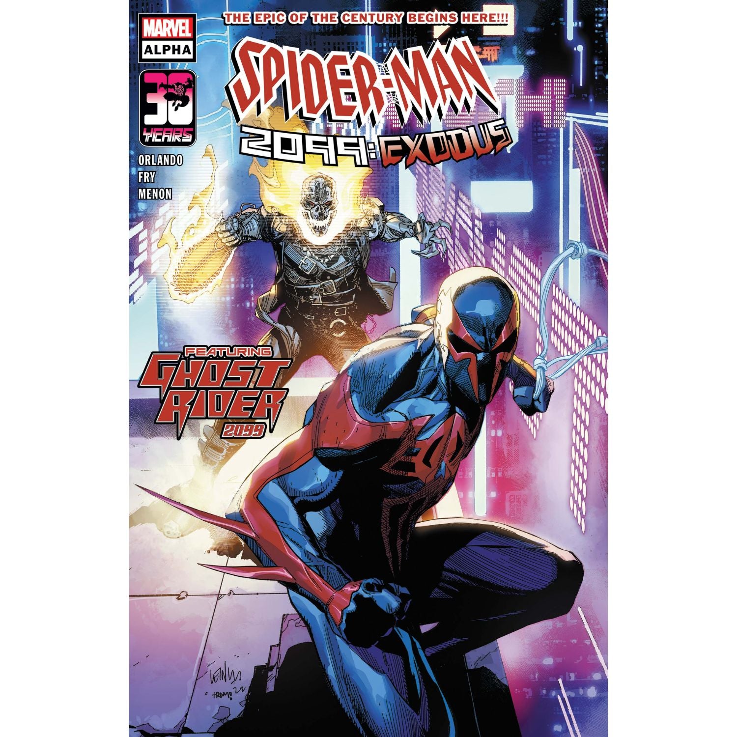 Spider-Man 2099: Exodus Alpha: #1 [Leinil Yu CVR A] 2022 Comics Marvel Comics