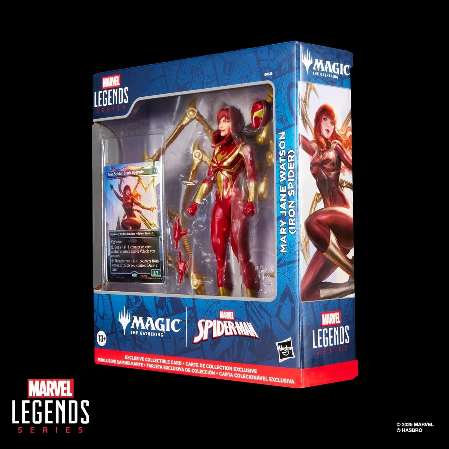 Magic: The Gathering TCG: Spider-Man Legends - Iron Spider Action Figure & Card Toys & Games Marvel