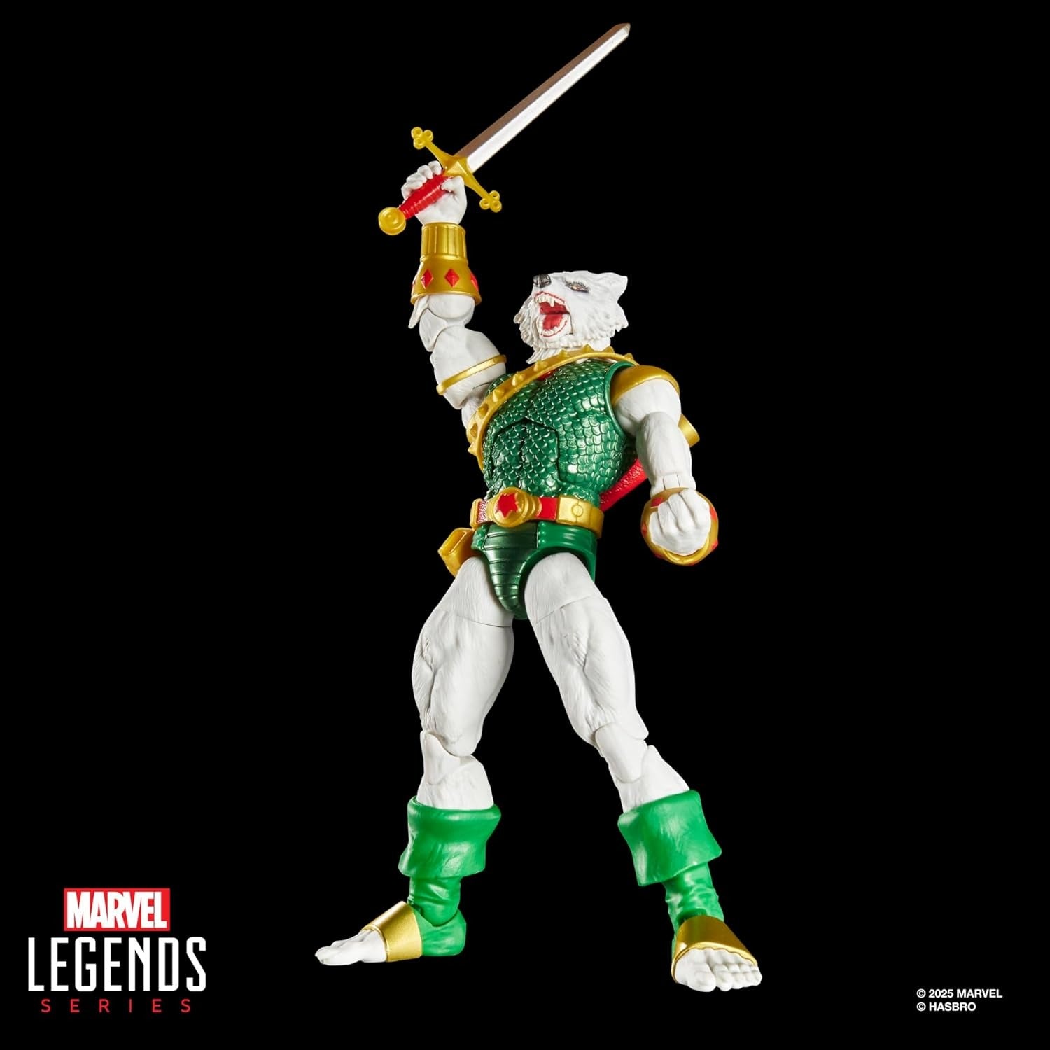 Magic: The Gathering TCG: Spider-Man Legends - Man-Wolf Action Figure & Card Toys & Games Marvel