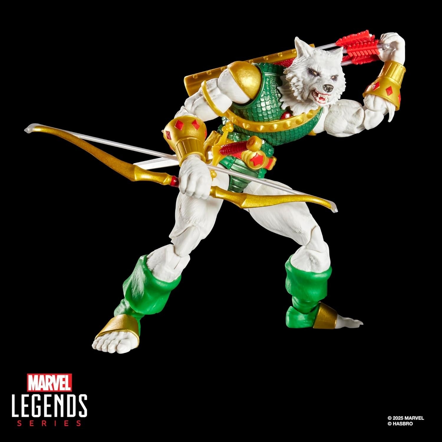 Magic: The Gathering TCG: Spider-Man Legends - Man-Wolf Action Figure & Card Toys & Games Marvel