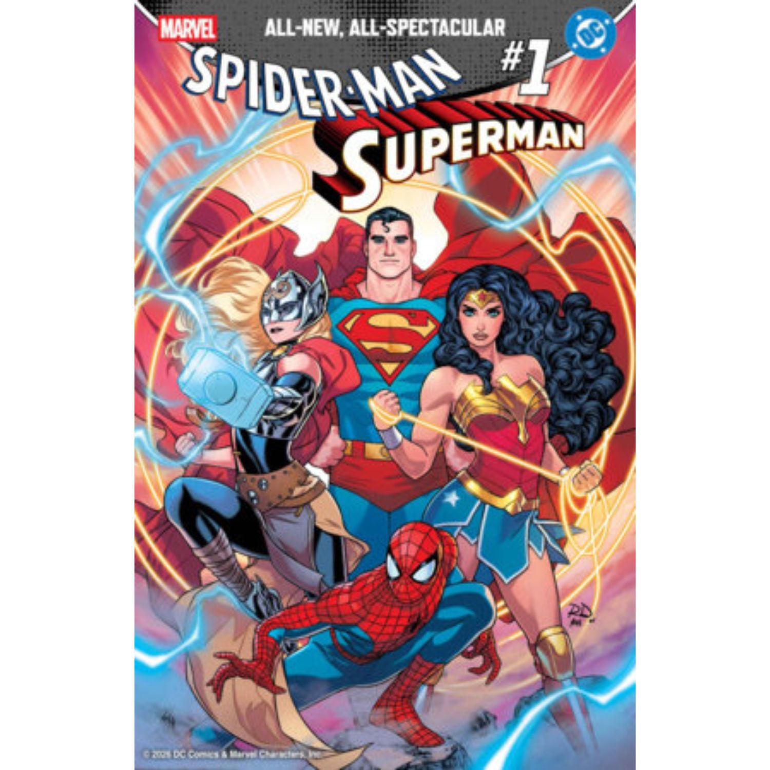 Spider-Man/Superman: #1 [Russell Dauterman CVR S] 2026 Comics Marvel Comics