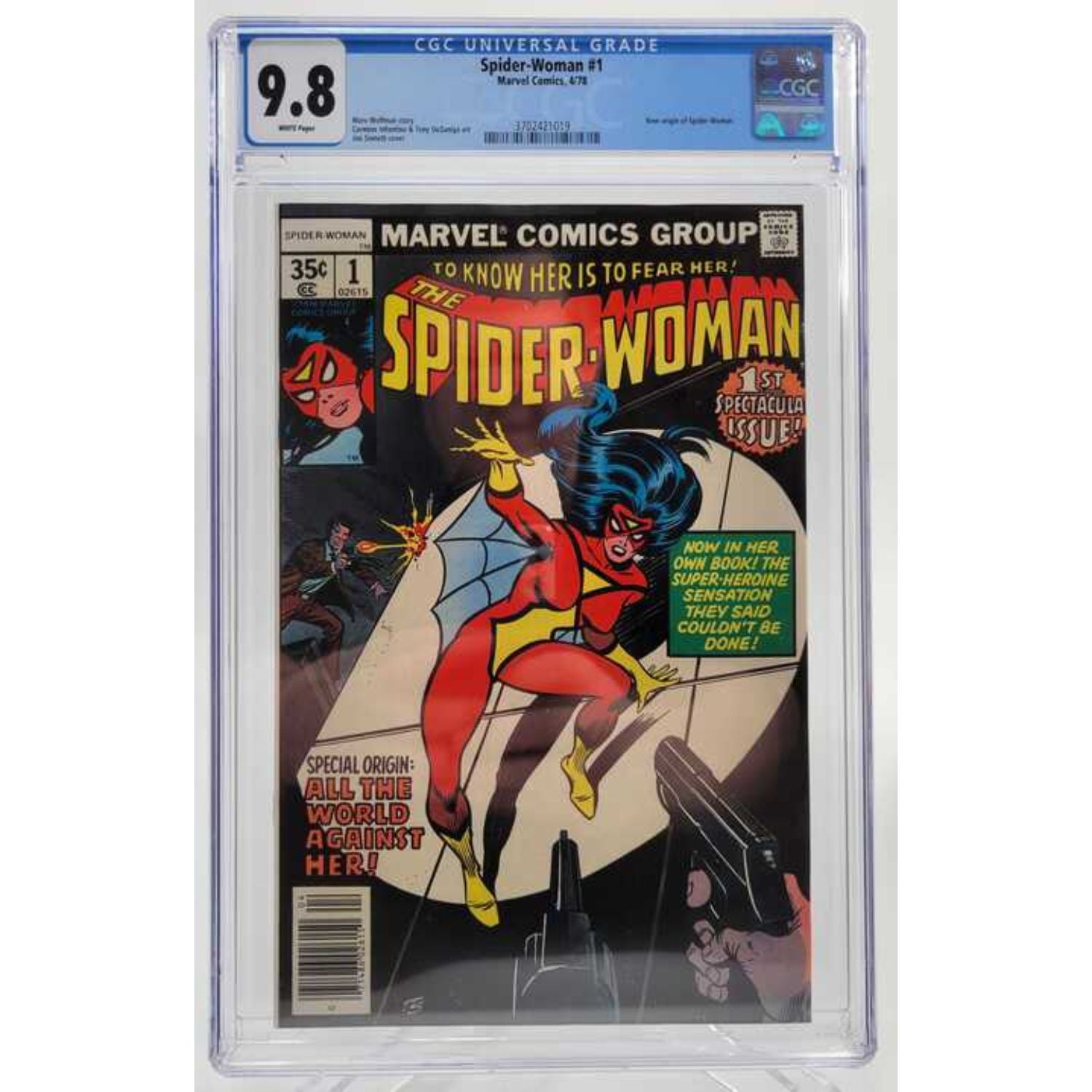 Spider-Woman: #1 [Joe Sinnott CGC 9.8] 1978 Comics Marvel Comics