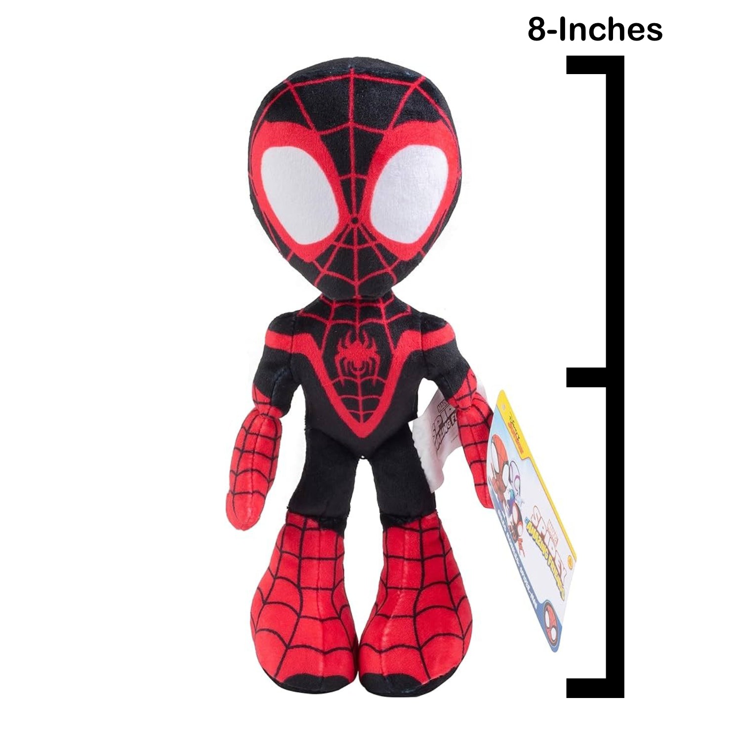 Spidey and Friends: 8-Inch Little Plush - Miles Morales Plushies Jazwares