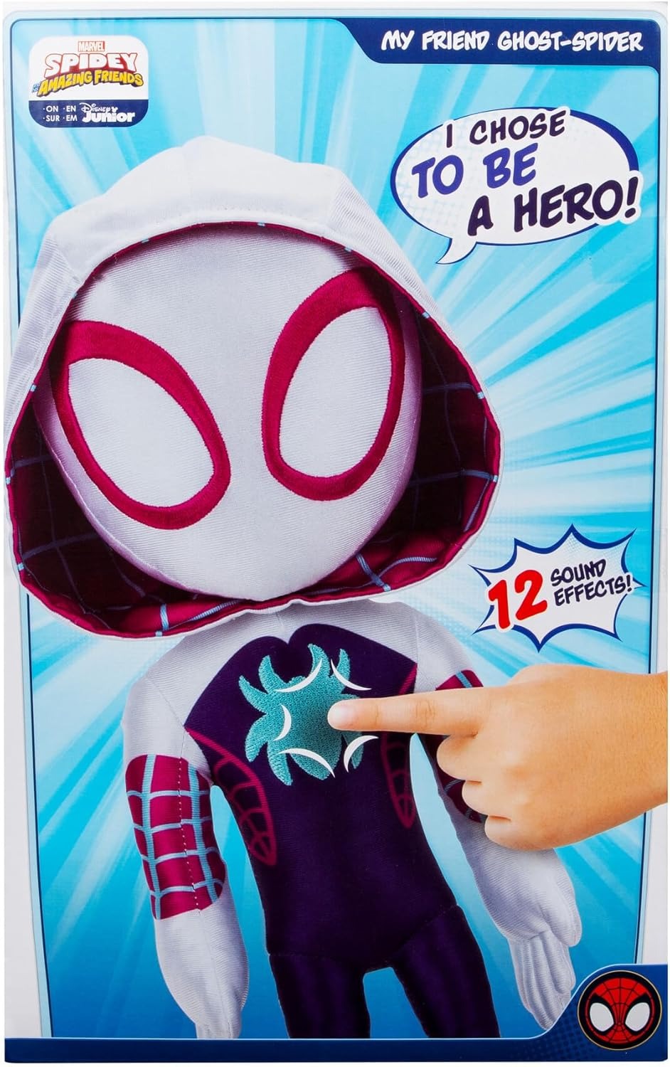 Spidey and His Amazing Friends: My Friend Ghost-Spider - 16” Plush Plushies Jazwares