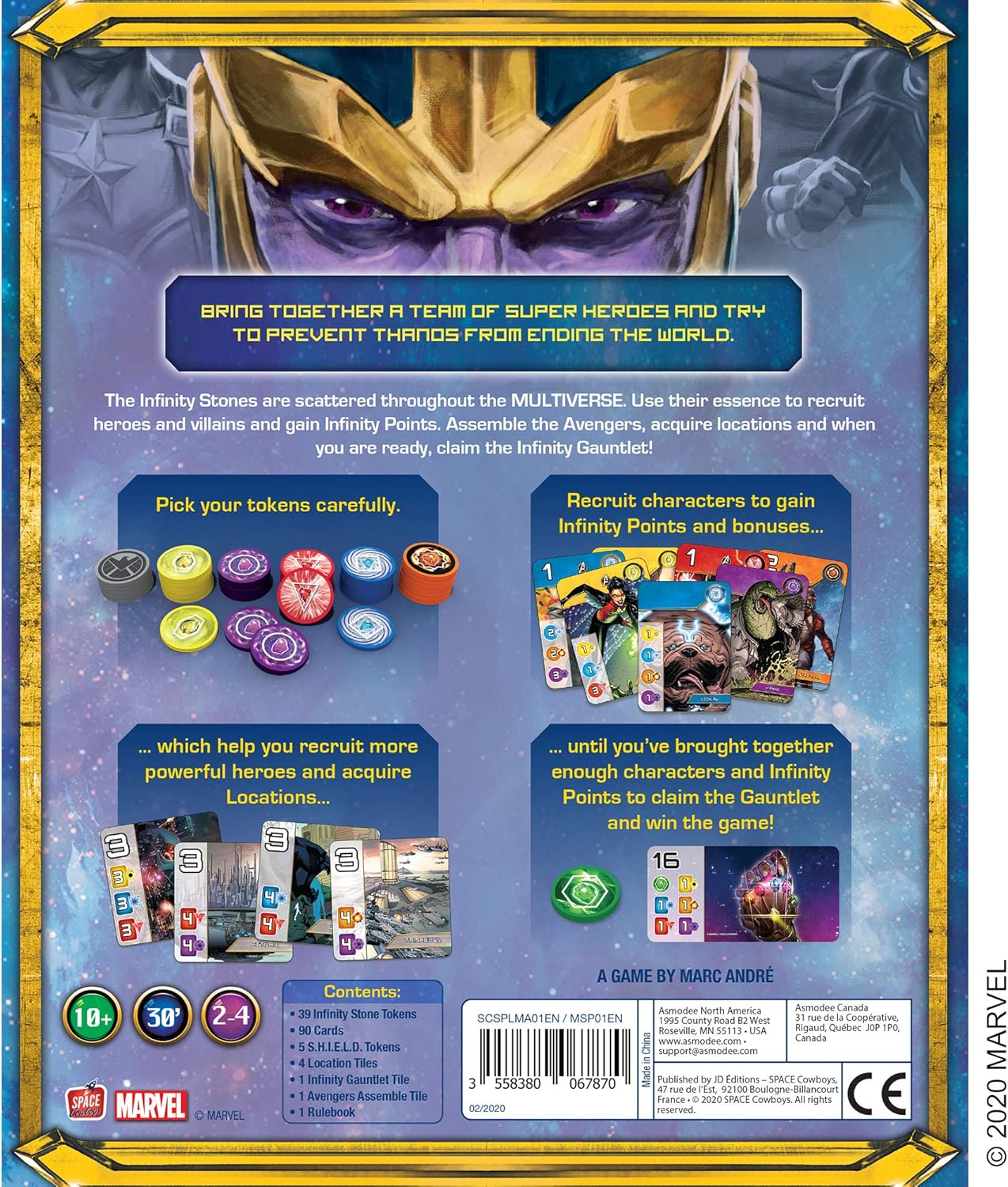 Splendor: Marvel [Board Games, 2-4 Players] Board Game Asmodee
