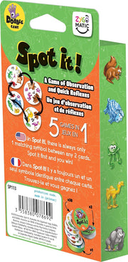 Spot It! - Dubble Animals Jr Blister [Board Games, 5 Players] Board Game Zygo Matic   