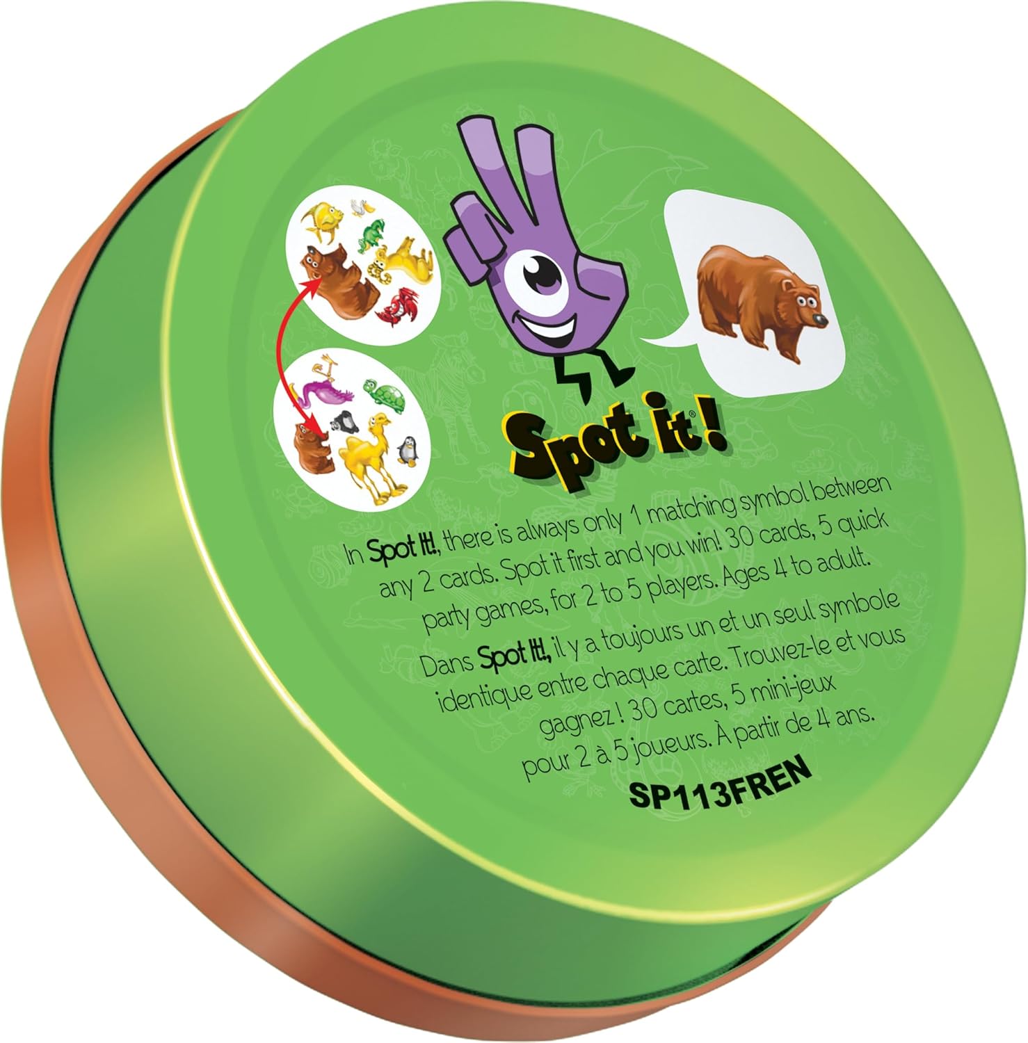 Spot It! - Dubble Animals Jr Blister [Board Games, 5 Players] Board Game Zygo Matic   