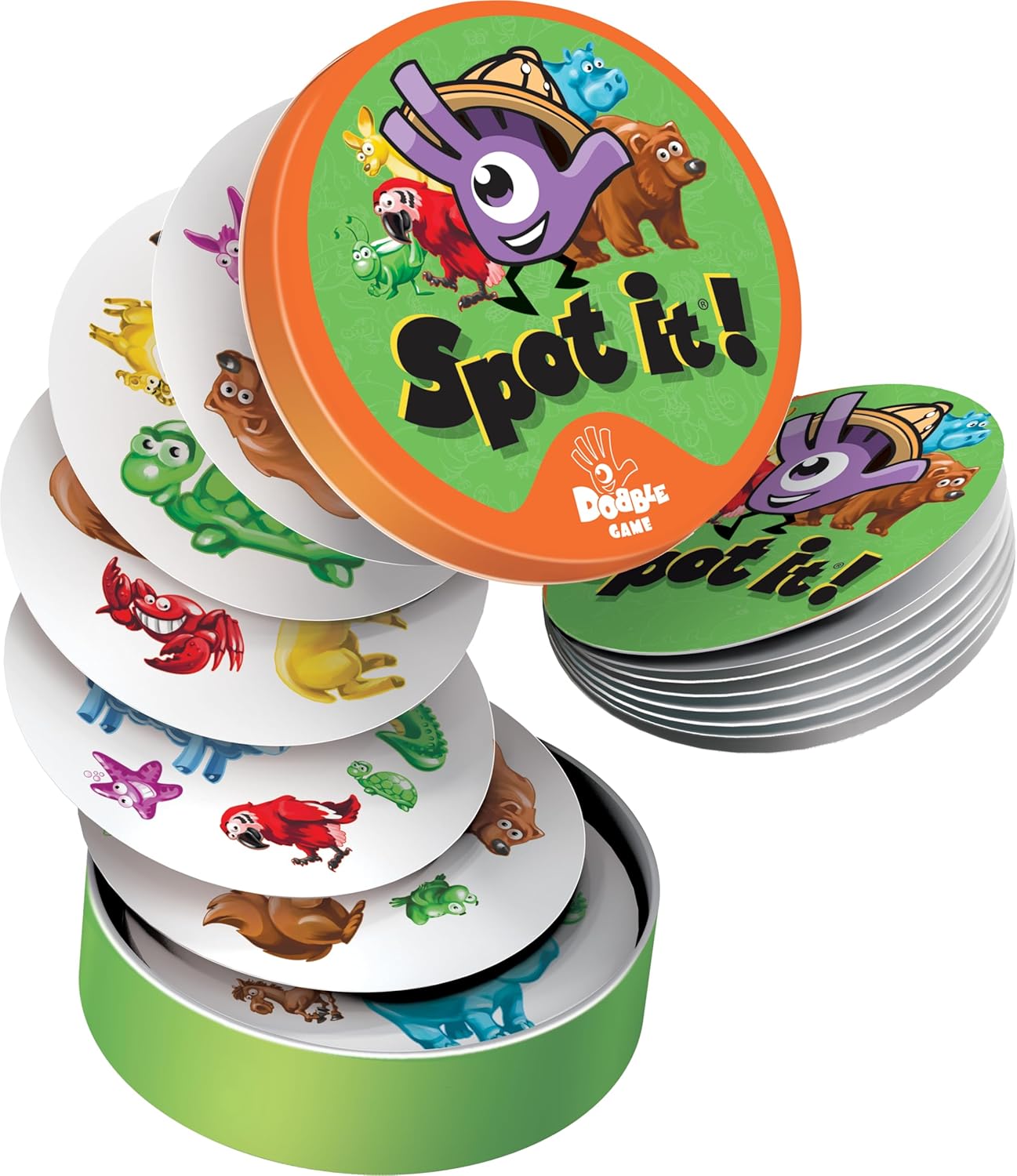 Spot It! - Dubble Animals Jr Blister [Board Games, 5 Players] Board Game Zygo Matic   