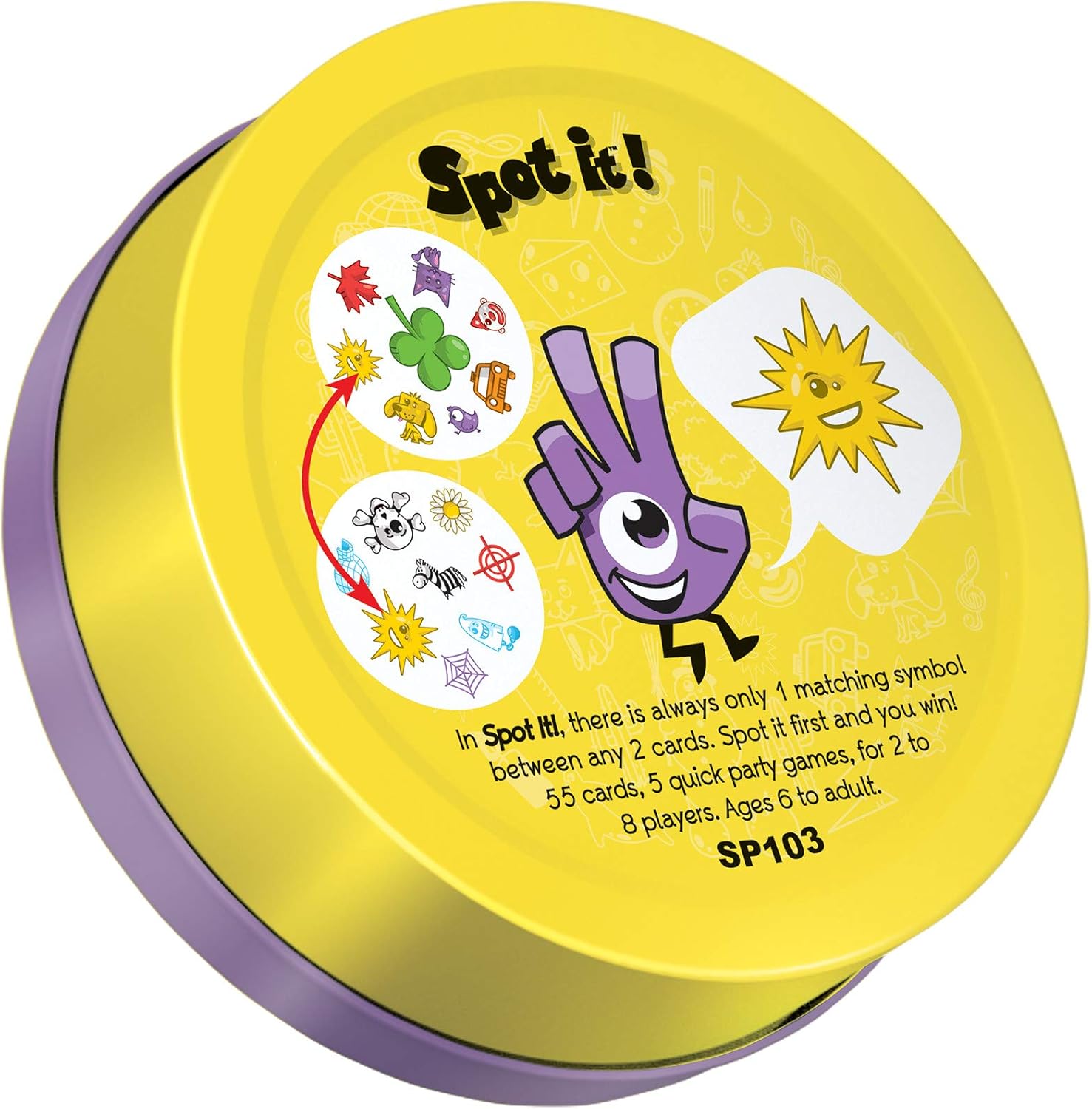 Spot It! - Dubble Classic Blister [Board Games, 2-8 Players] Board Game Zygo Matic   