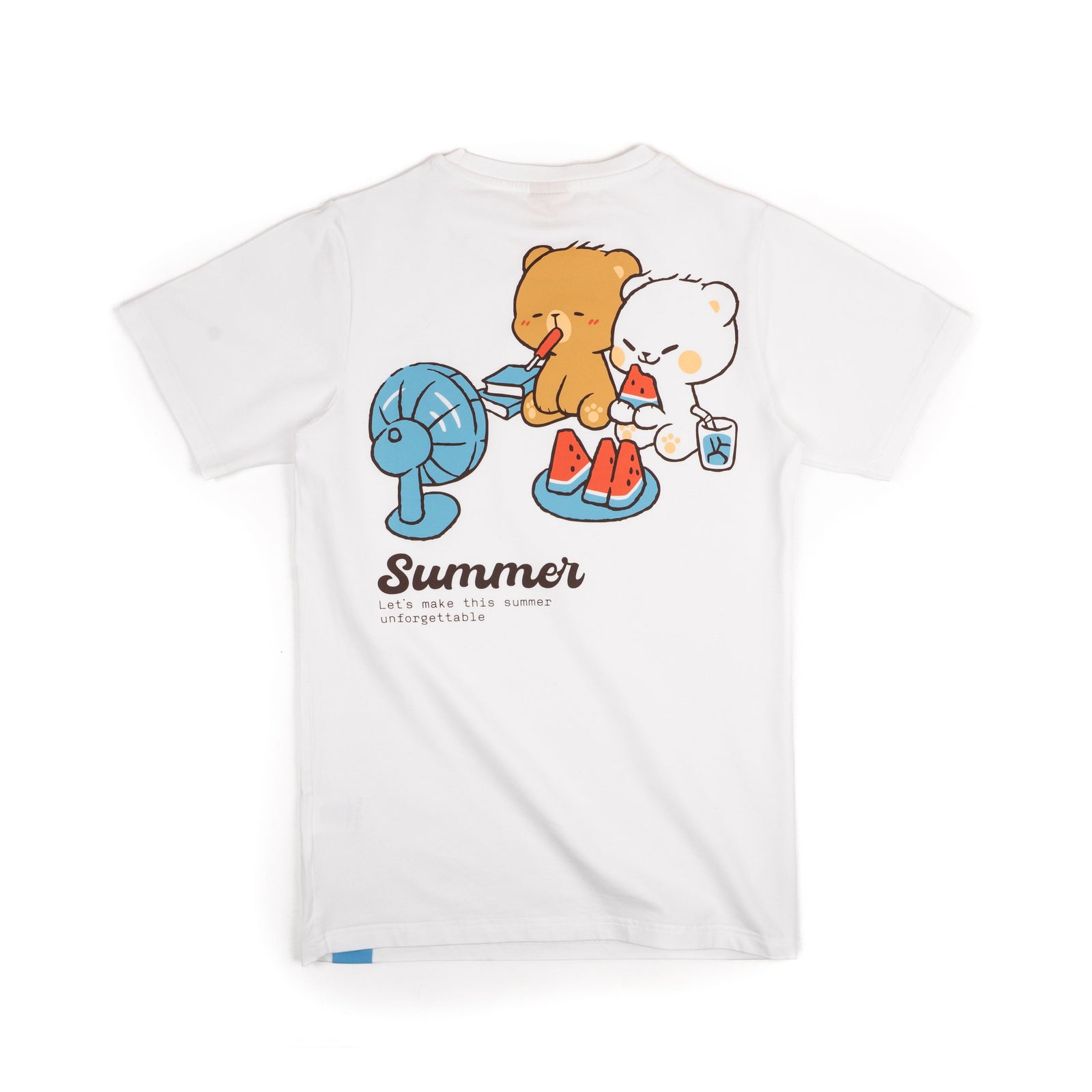 Milk Mocha Bear: Summer Watermelon T-Shirt T-Shirts Milk Mocha Bear