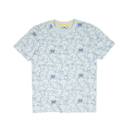 Milk Mocha Bear: Giordano X Milk Mocha Bear: Daily Life Collage (Blue) T-Shirts Milk Mocha Bear