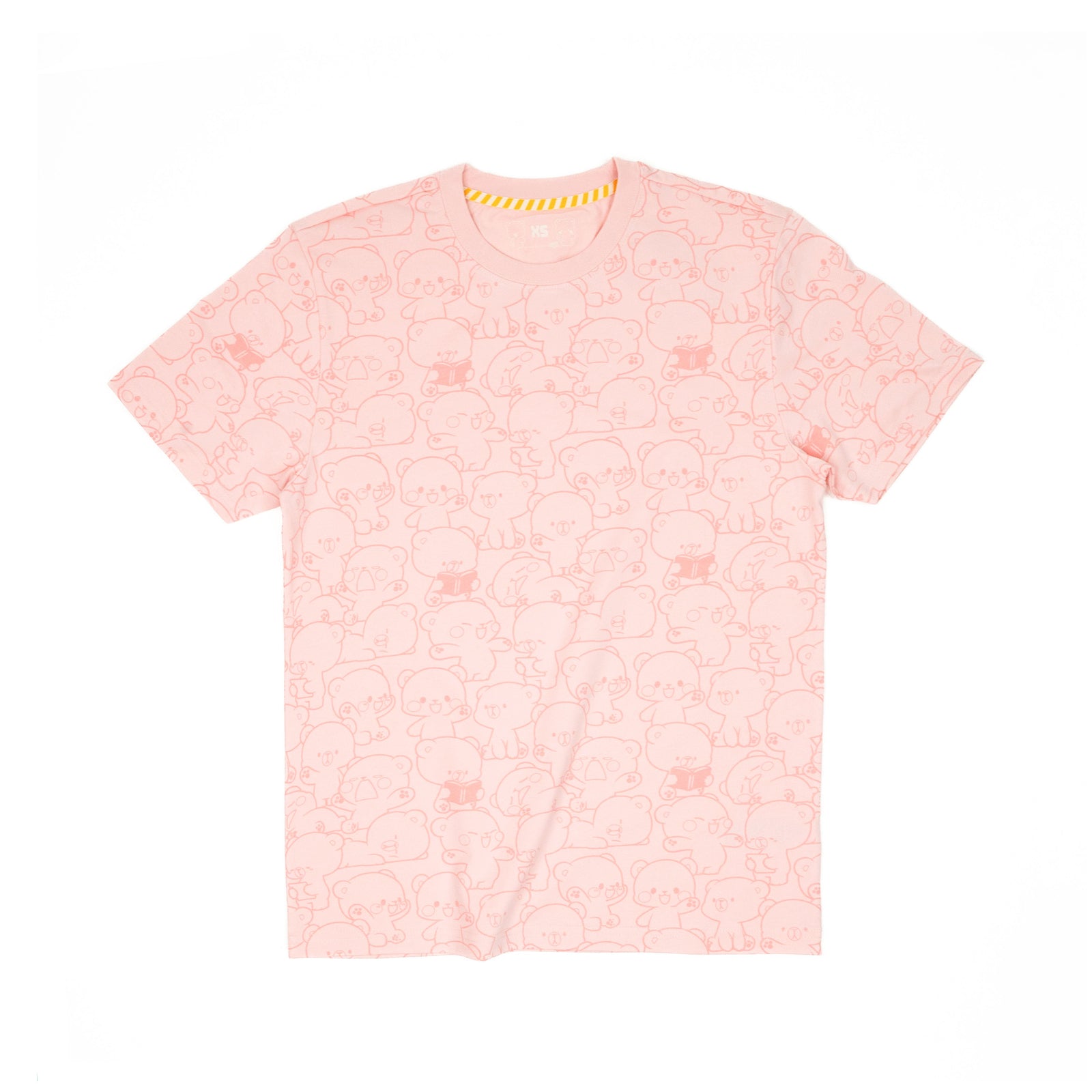 Milk Mocha Bear: Giordano X Milk Mocha Bear: Daily Life Collage (Pink) T-Shirts Milk Mocha Bear