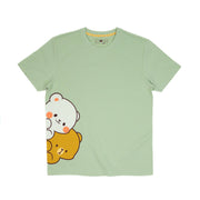 Milk Mocha Bear: Giordano X Milk Mocha Bear: Side Peek-a-Boo T-Shirts Milk Mocha Bear