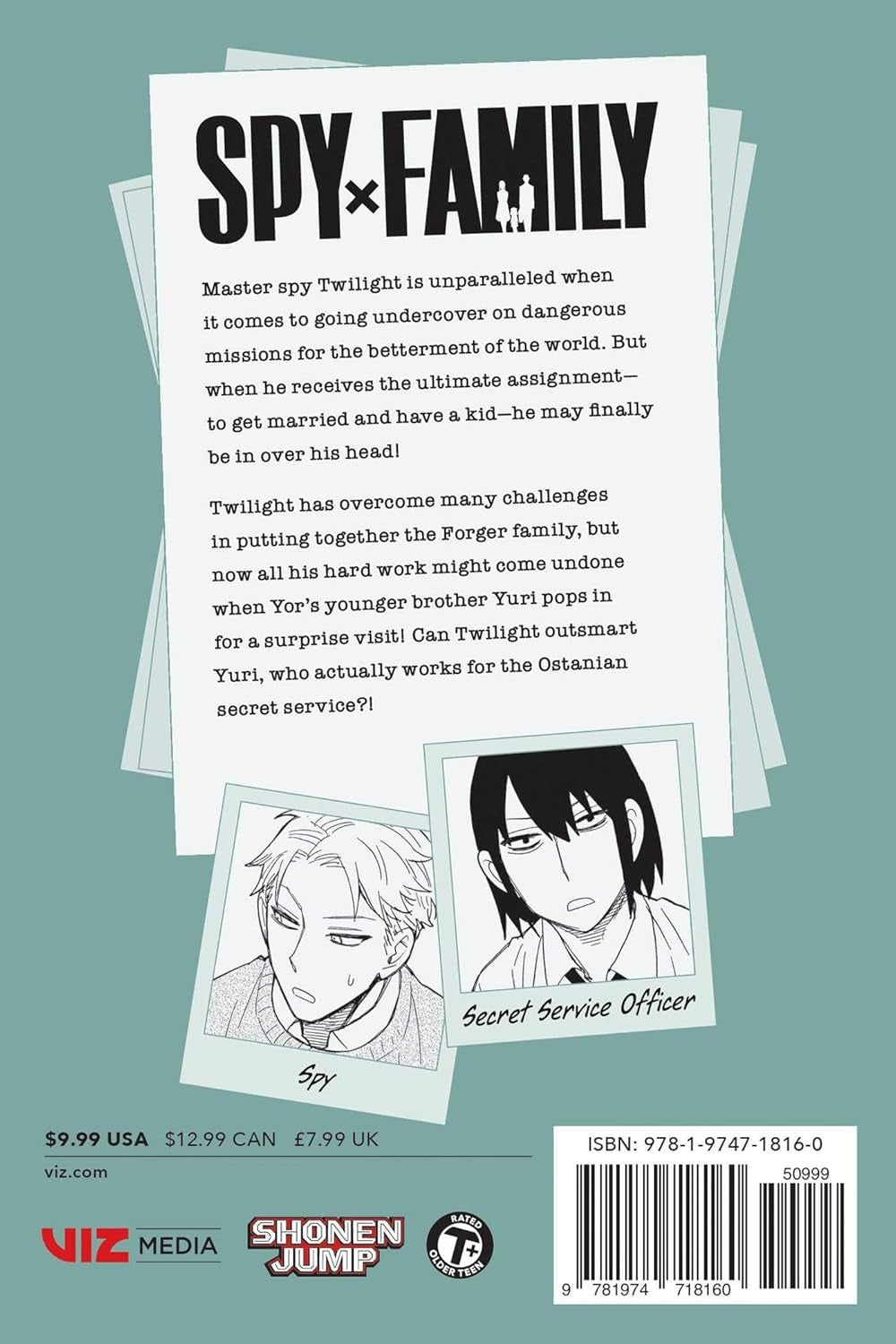 Spy x Family: Volume 3 Manga Viz Media