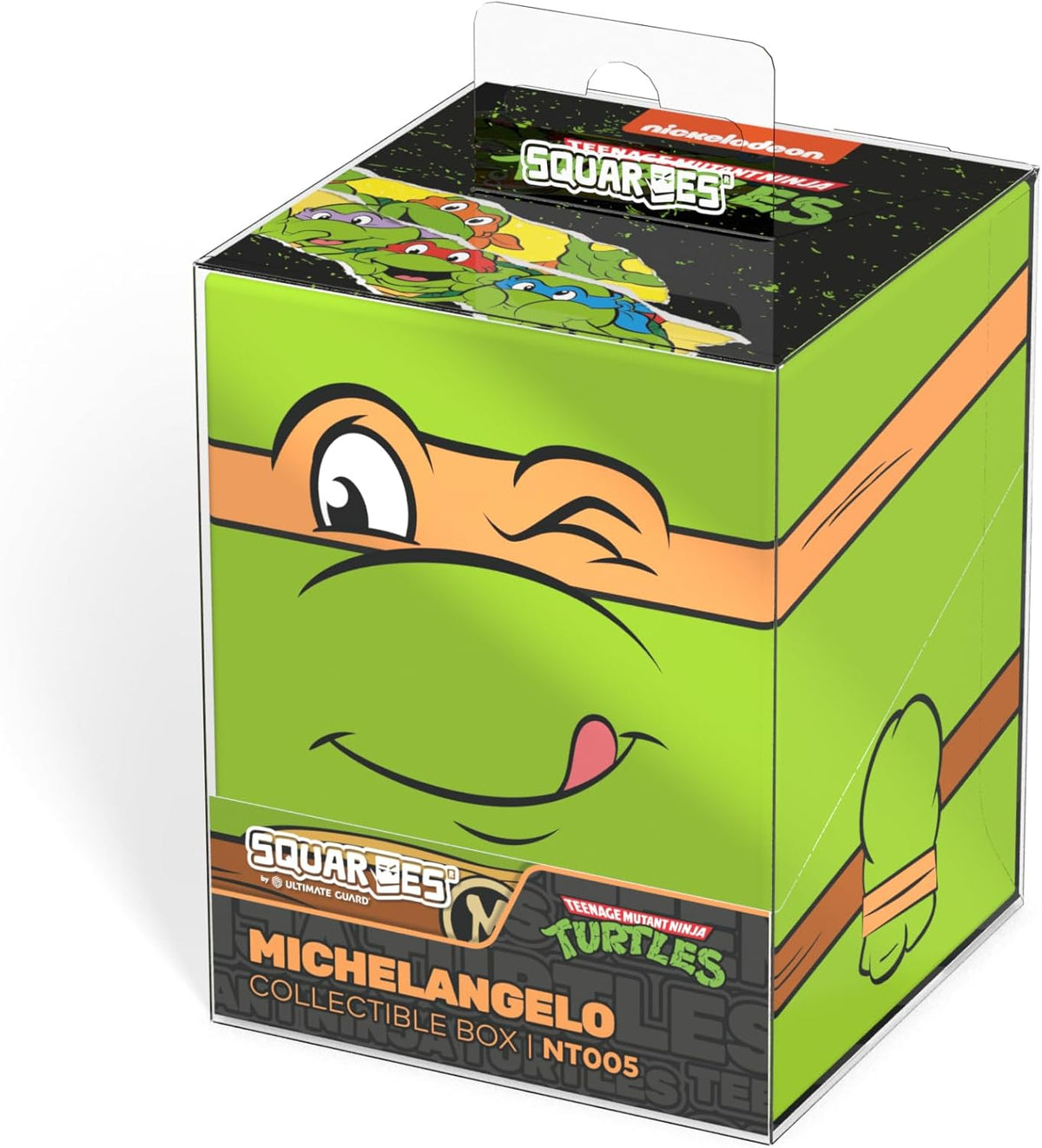Squares Paramount: Teenage Mutant Ninja Turtles Michelangelo Deck Box Card Game Squaroes