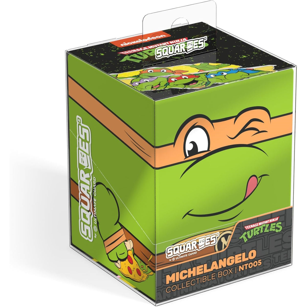 Squares Paramount: Teenage Mutant Ninja Turtles Michelangelo Deck Box Card Game Squaroes