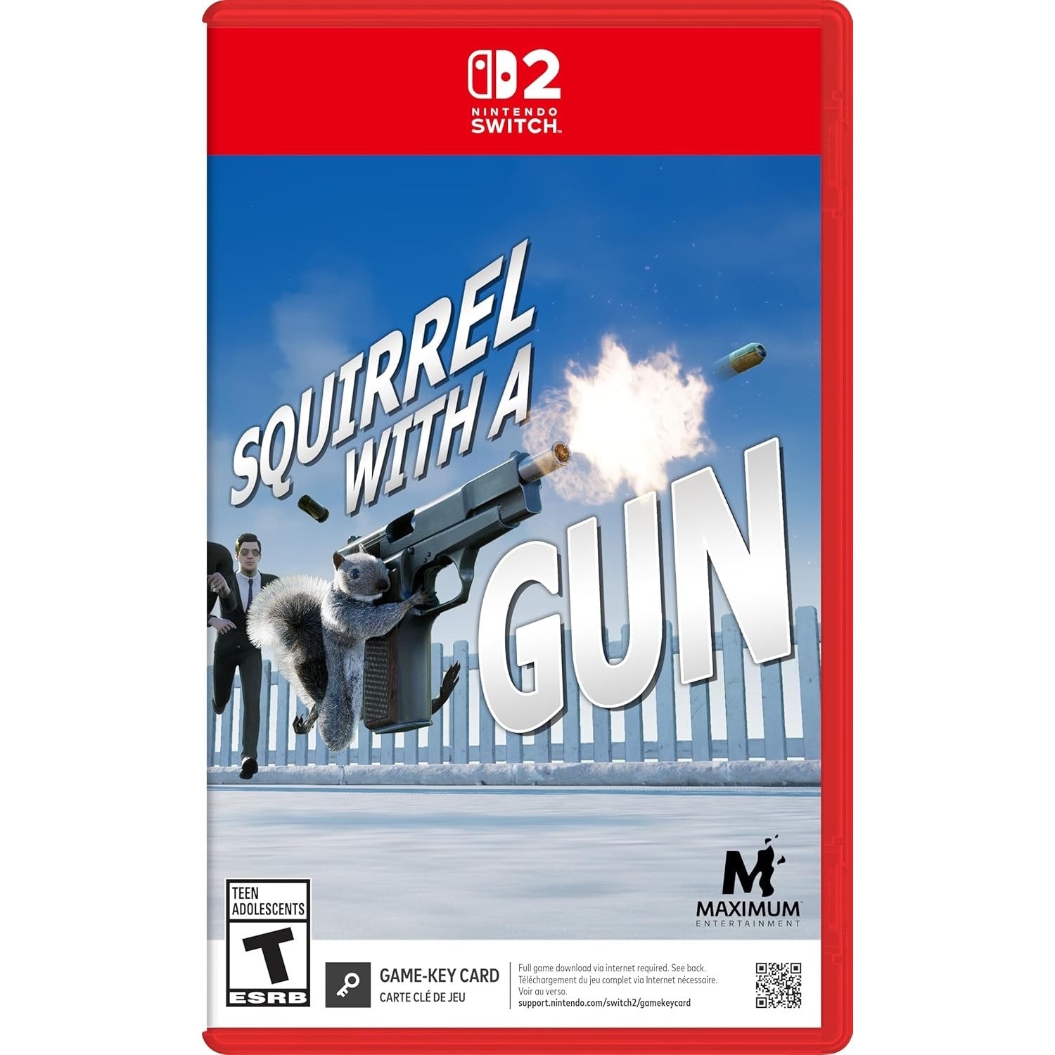 Squirrel With A Gun [Game-Key Card][Nintendo Switch 2] Nintendo Switch 2 Video Game Maximum Games