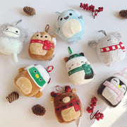 Squishmallows: 8-Pack Holiday Winter 2022 Ornament Collection Plushies Kellytoy