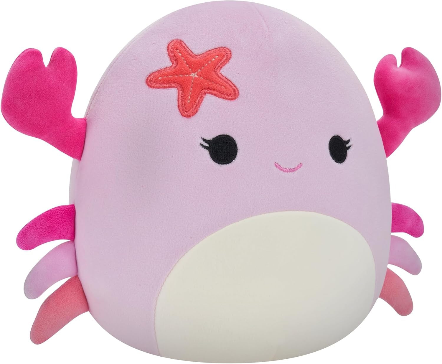 Squishmallows: Cailey the Pink Crab with Starfish Pin - 7.5" Plush Plushies Jazwares