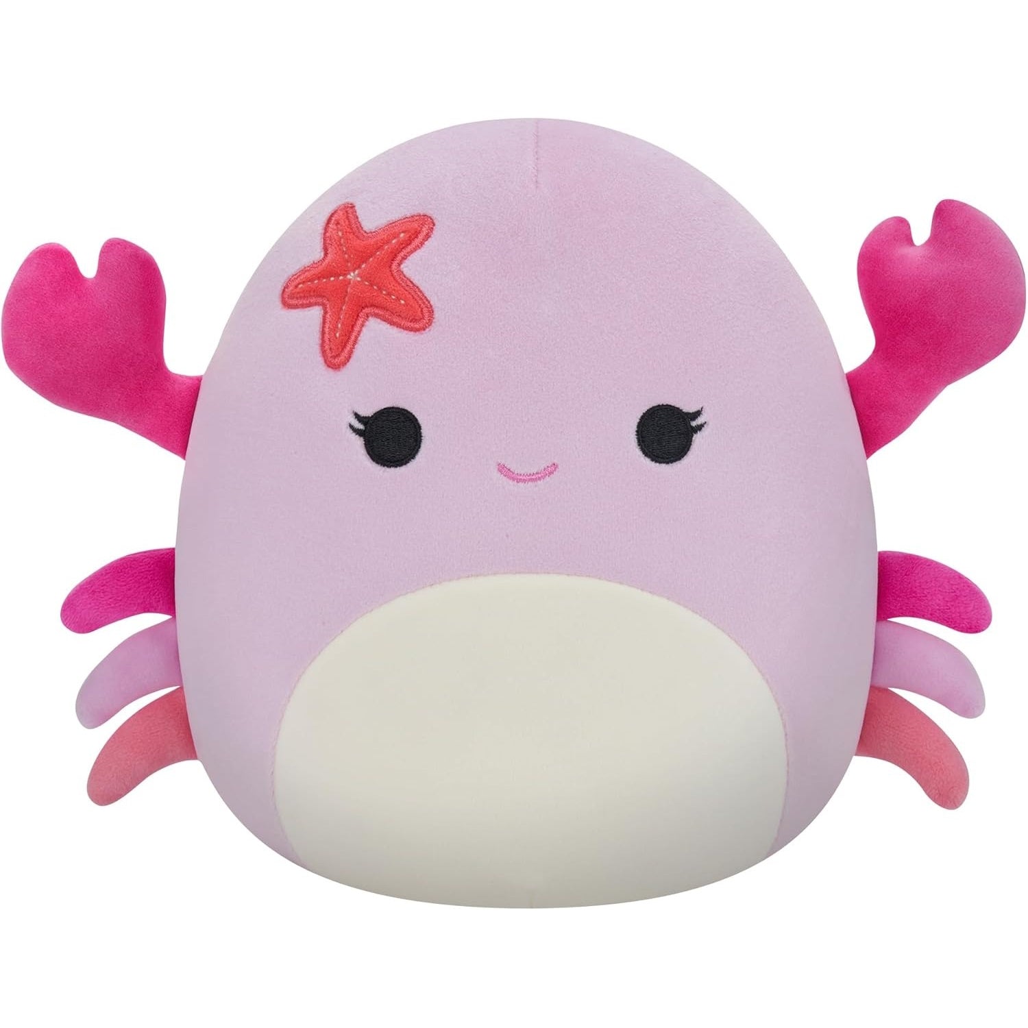 Squishmallows: Cailey the Pink Crab with Starfish Pin - 7.5" Plush Plushies Jazwares