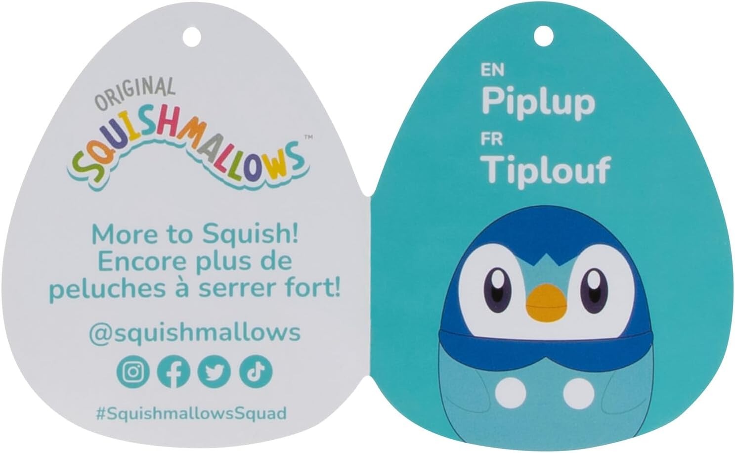 Squishmallows: Pokemon Piplup Plush - 14" Plushies Jazwares