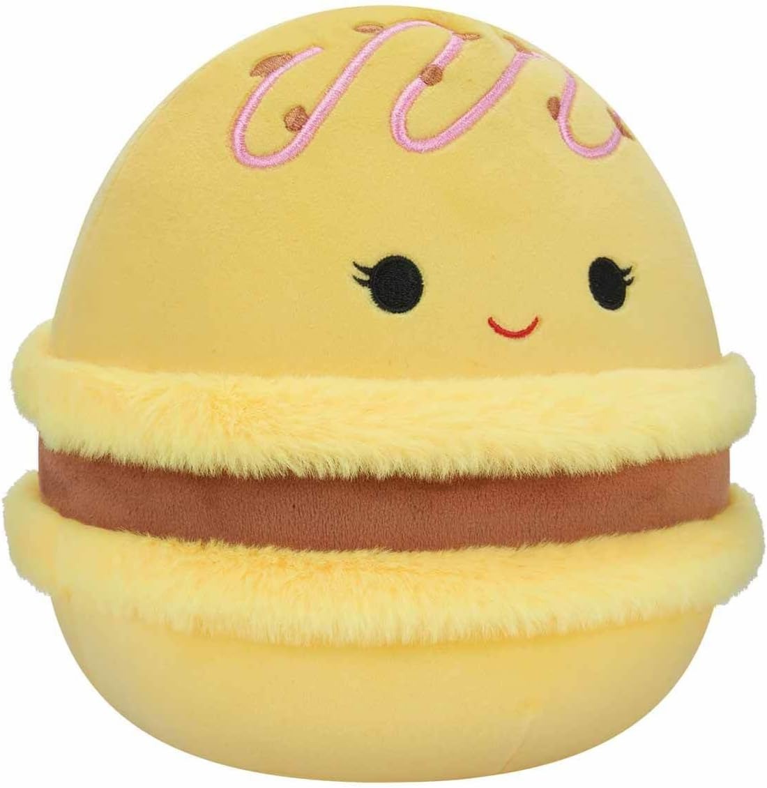 Squishmallows: Visconti the Lemon and Chocolate Macaron Plushies Jazwares