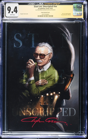 Stan Lee Unscripted [Clayton Crain CGC 9.4 NYCC Signed CVR] 2025 Comics Shopville