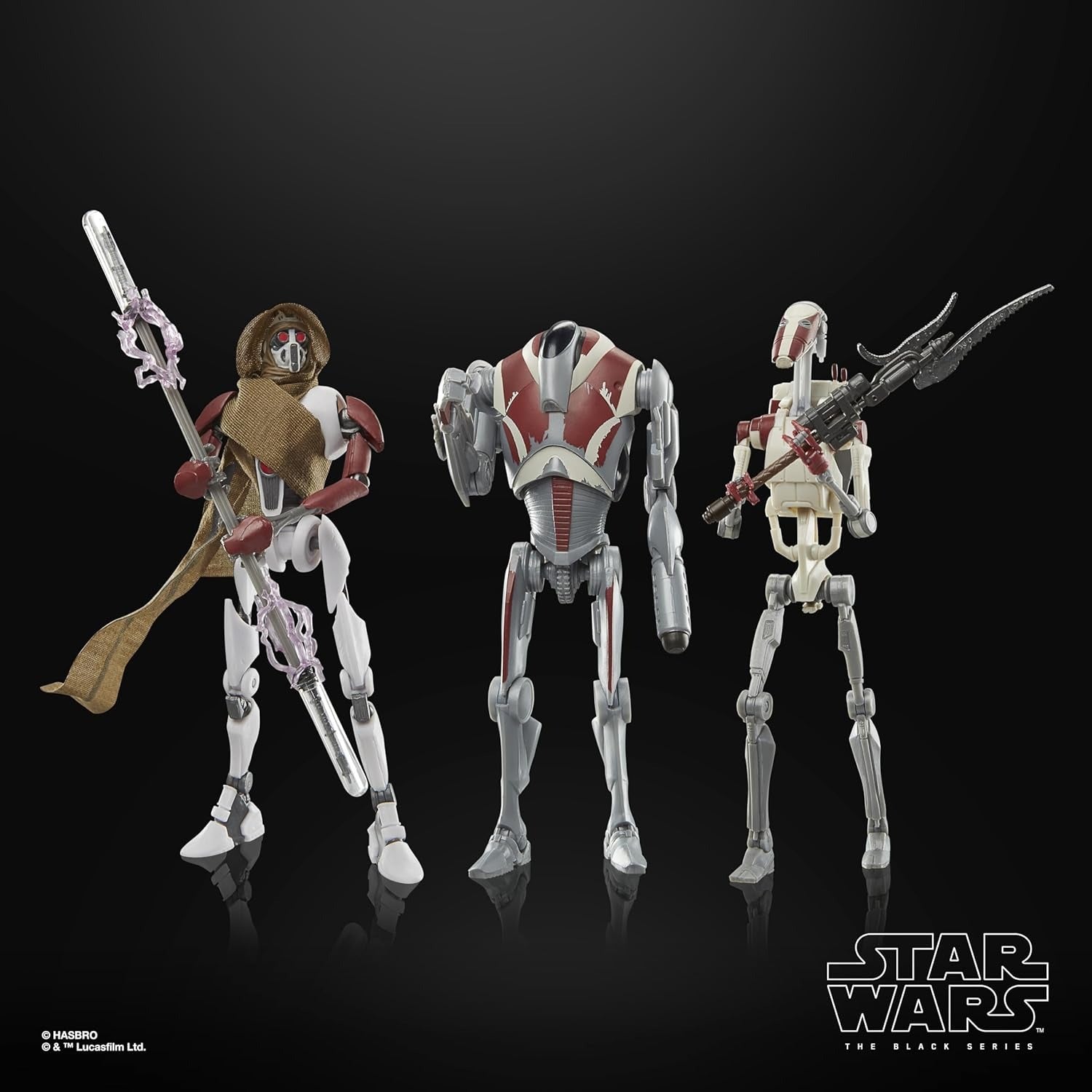 Star Wars Black Series: Jedi Survivor 3-Pack - Magnaguard / Super Battle Droid / Battle Droid Toys & Games Hasbro