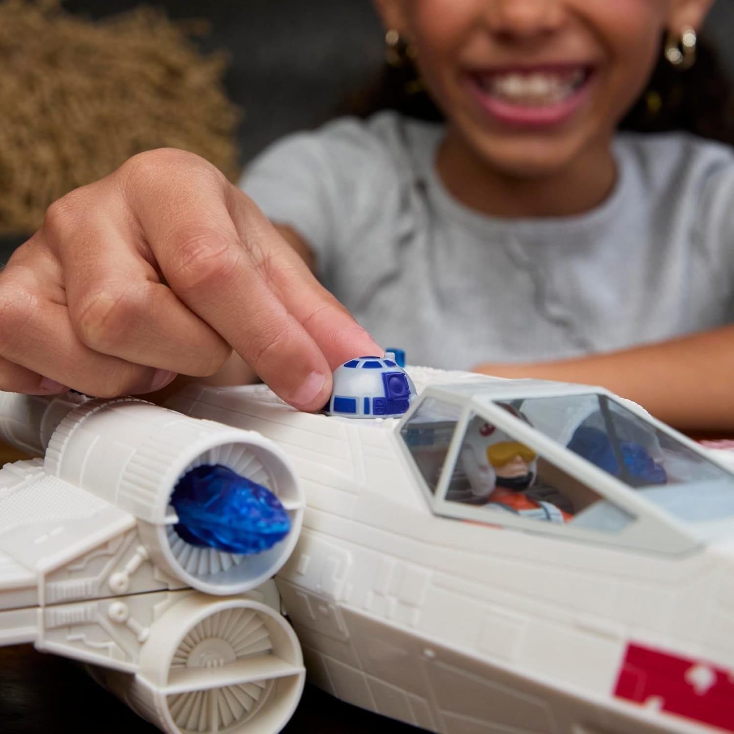 Star Wars: Epic World of Action - Luke Skywalker's Force Strike X-Wing Toys & Games Hasbro