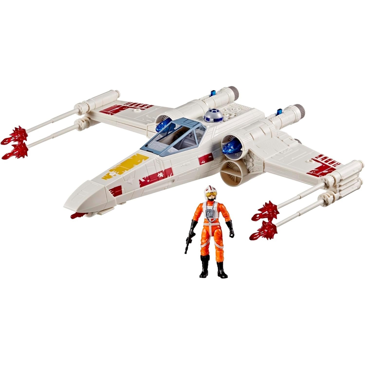 Star Wars: Epic World of Action - Luke Skywalker's Force Strike X-Wing Toys & Games Hasbro