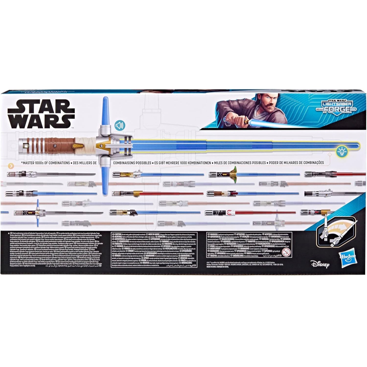 Star Wars: Lightsaber Forge - Jedi Master Obi-Wan Kenobi Electronic Building Kit Toys & Games Hasbro
