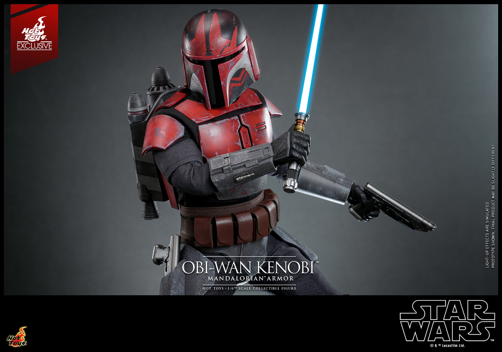Star Wars: Obi-Wan Mandalorian Armor Scale Figure Toys & Games Hot Toys