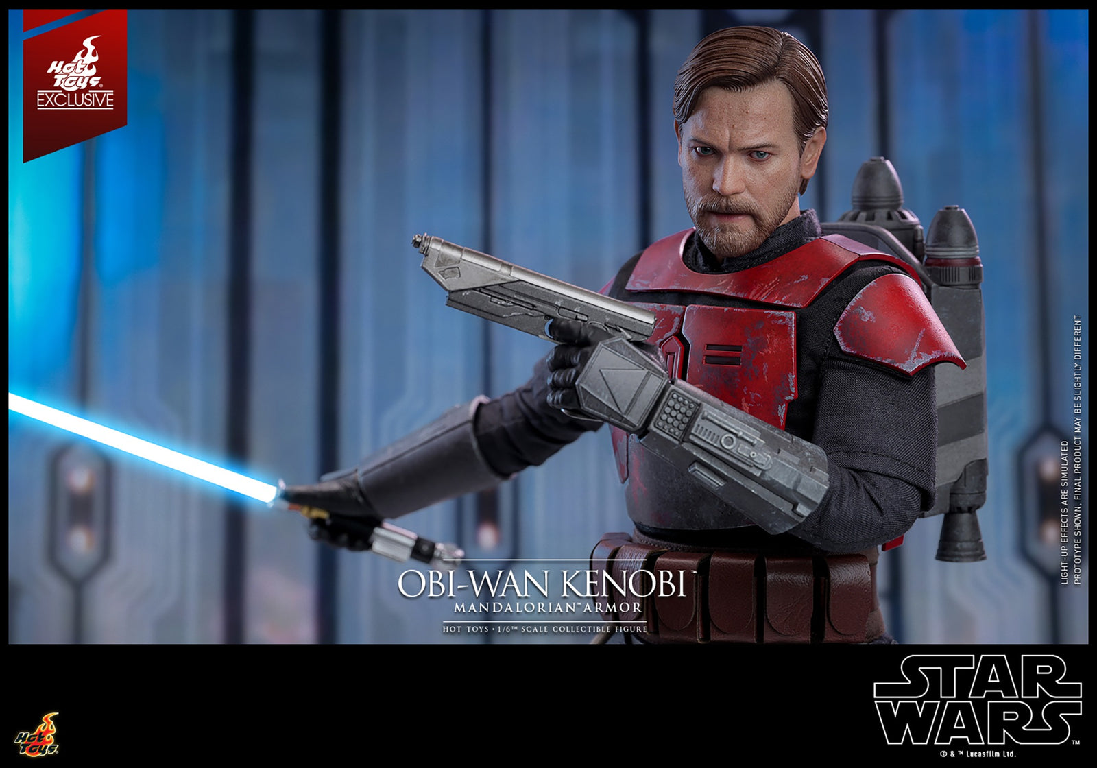 Star Wars: Obi-Wan Mandalorian Armor Scale Figure Toys & Games Hot Toys