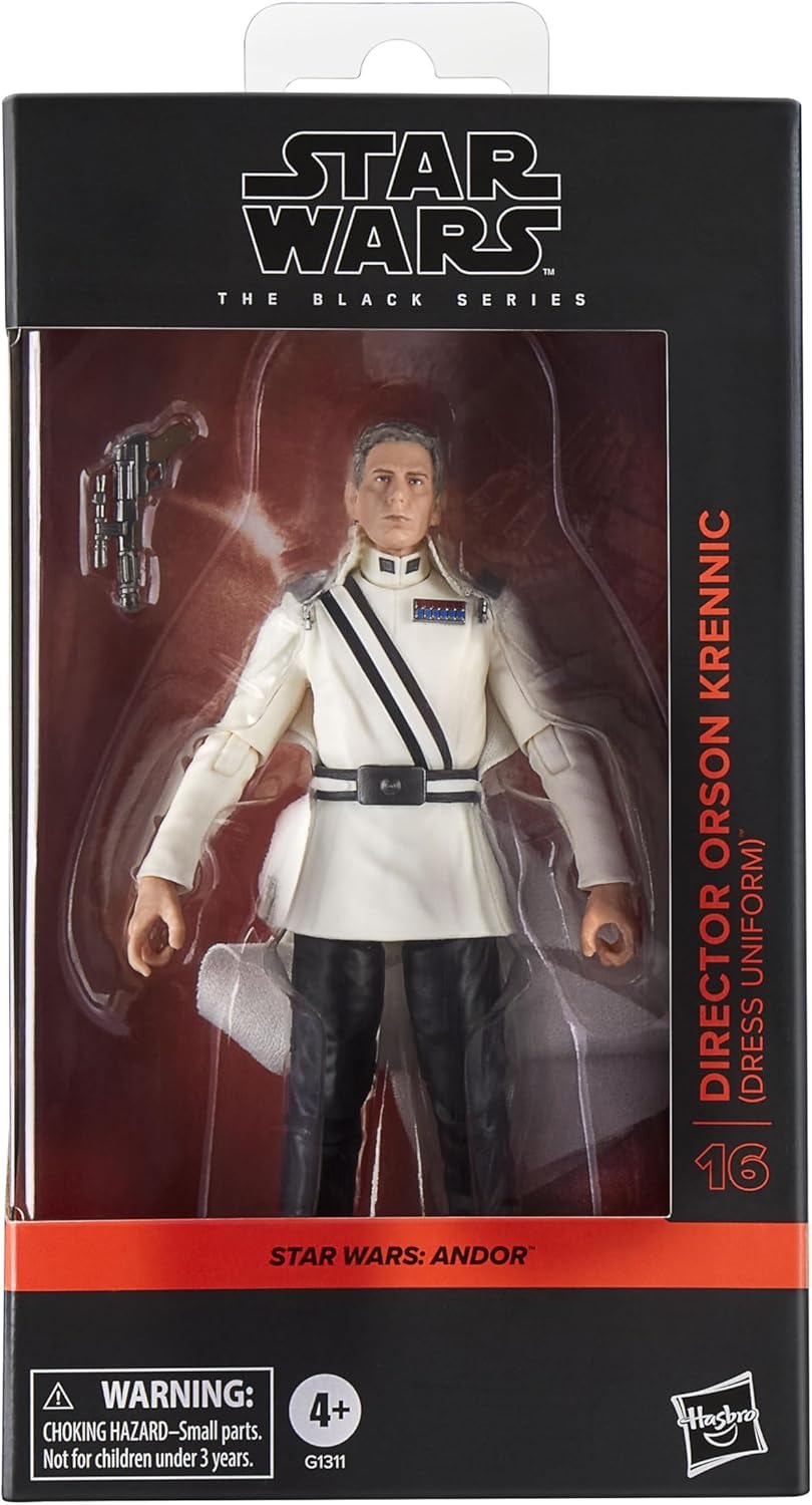 Star Wars The Black Series: Director Orson Krennic Dress Uniform Toys & Games Hasbro