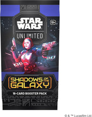 Star Wars: Unlimited - Shadows of the Galaxy Booster Pack Card Game Disney