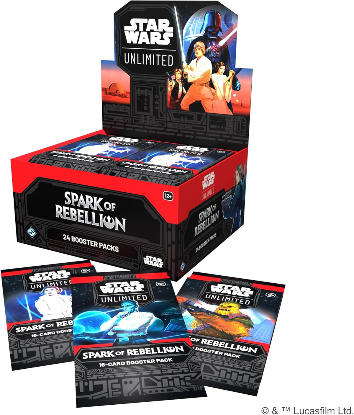 Star Wars: Unlimited TCG: Spark of Rebellion Booster Box - 24 Packs Card Game Fantasy Flight Games