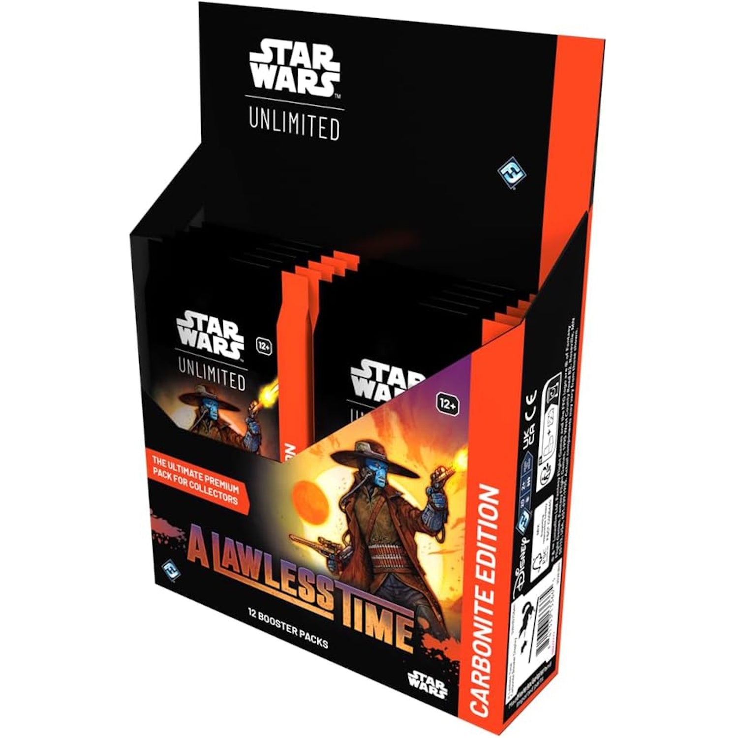 Star Wars Unlimited TCG: A Lawless Time Booster Box Carbonite Edition (12 Packs) Card Game Fantasy Flight Games