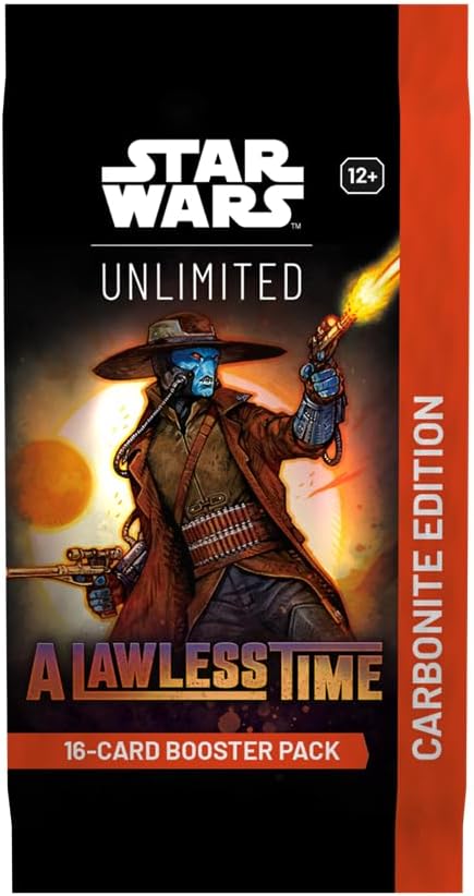 Star Wars Unlimited TCG: A Lawless Time Booster Box Carbonite Edition (12 Packs) Card Game Fantasy Flight Games