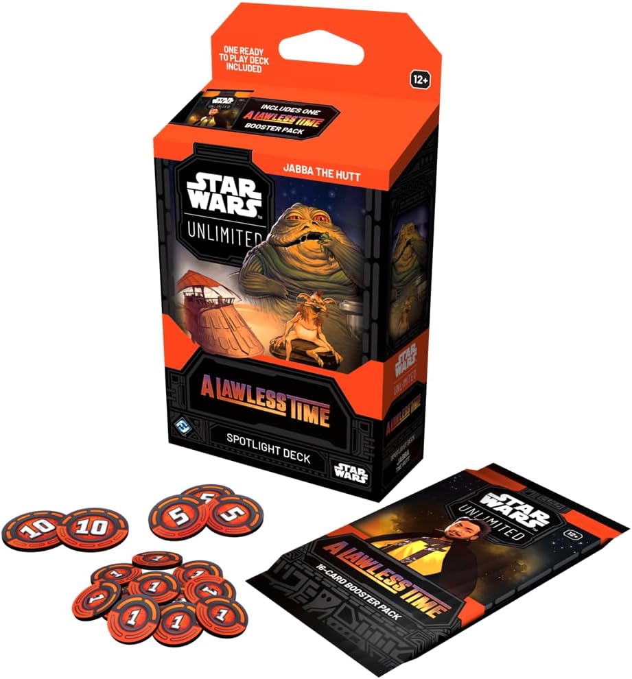 Star Wars Unlimited TCG: A Lawless Time Spotlight Deck - Jabba The Hutt Card Game Fantasy Flight Games