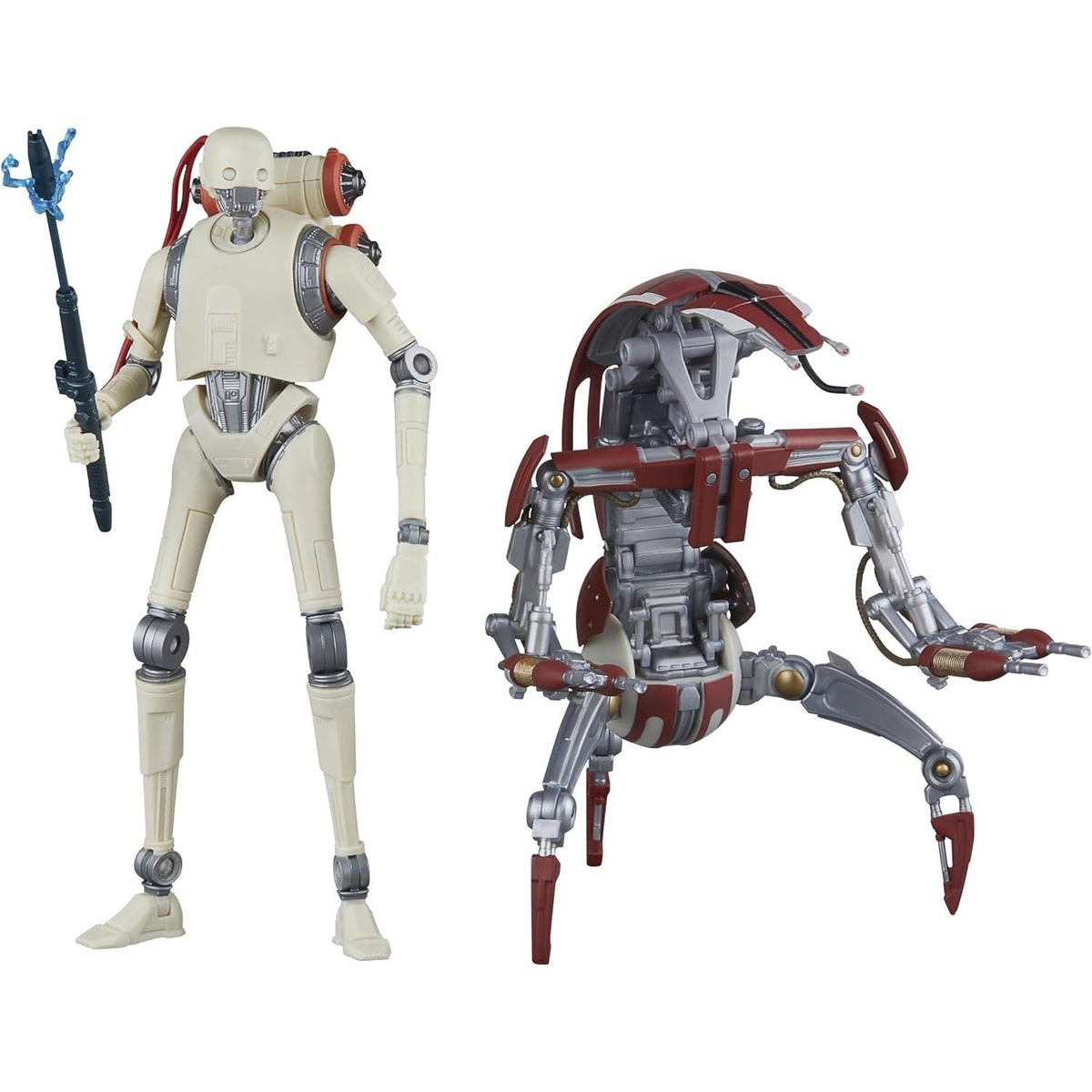 Star Wars the Black Series: Jedi Survivor KX Security Droid Enforcer and Droideka Toys & Games Hasbro