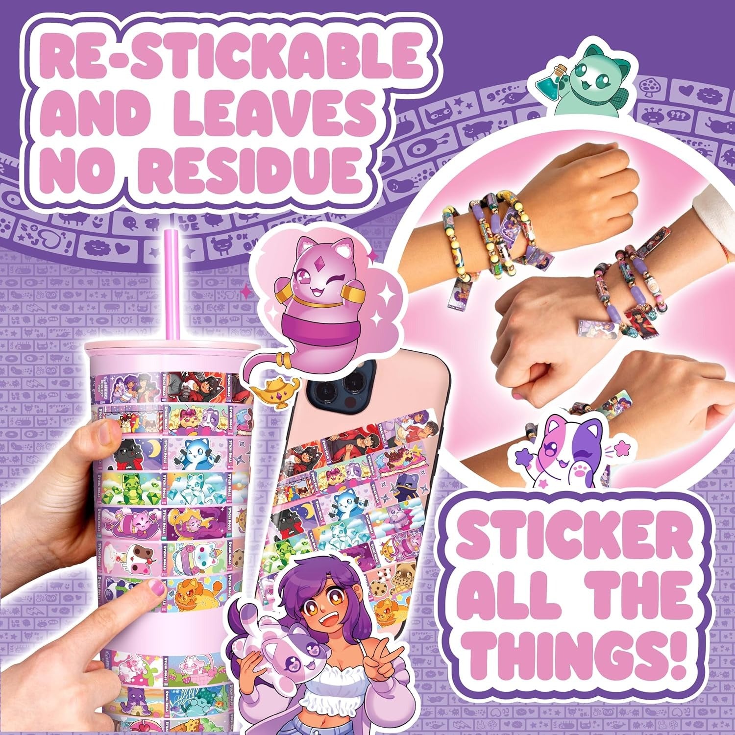 Sticki Rolls x Aphmau Mystery Capsule Toys & Games Sky Castle Toys