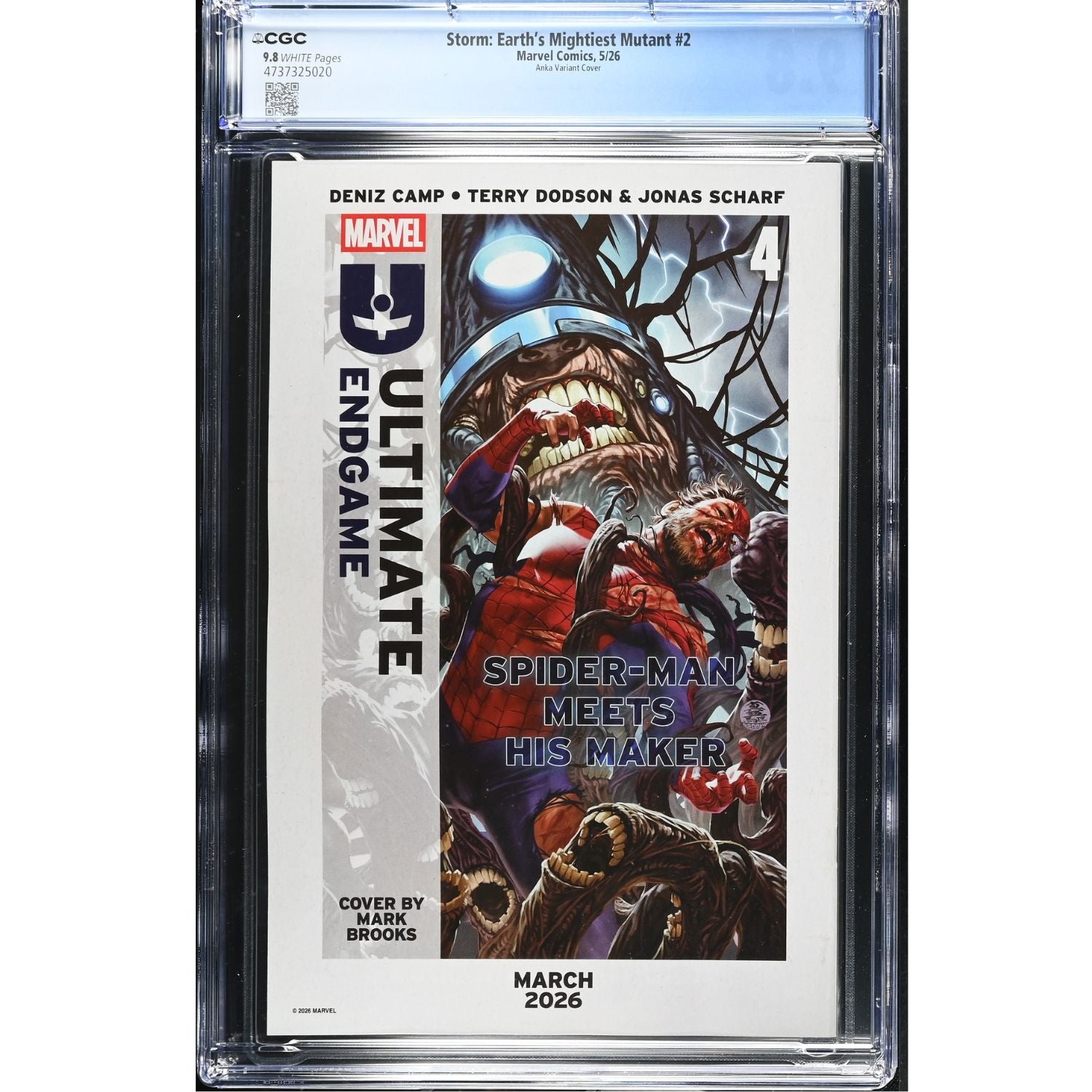 Storm Earth's Mightiest Mutant: #2 [Kris Anka CGC 9.8- 1:25] 2026 Comics Marvel Comics