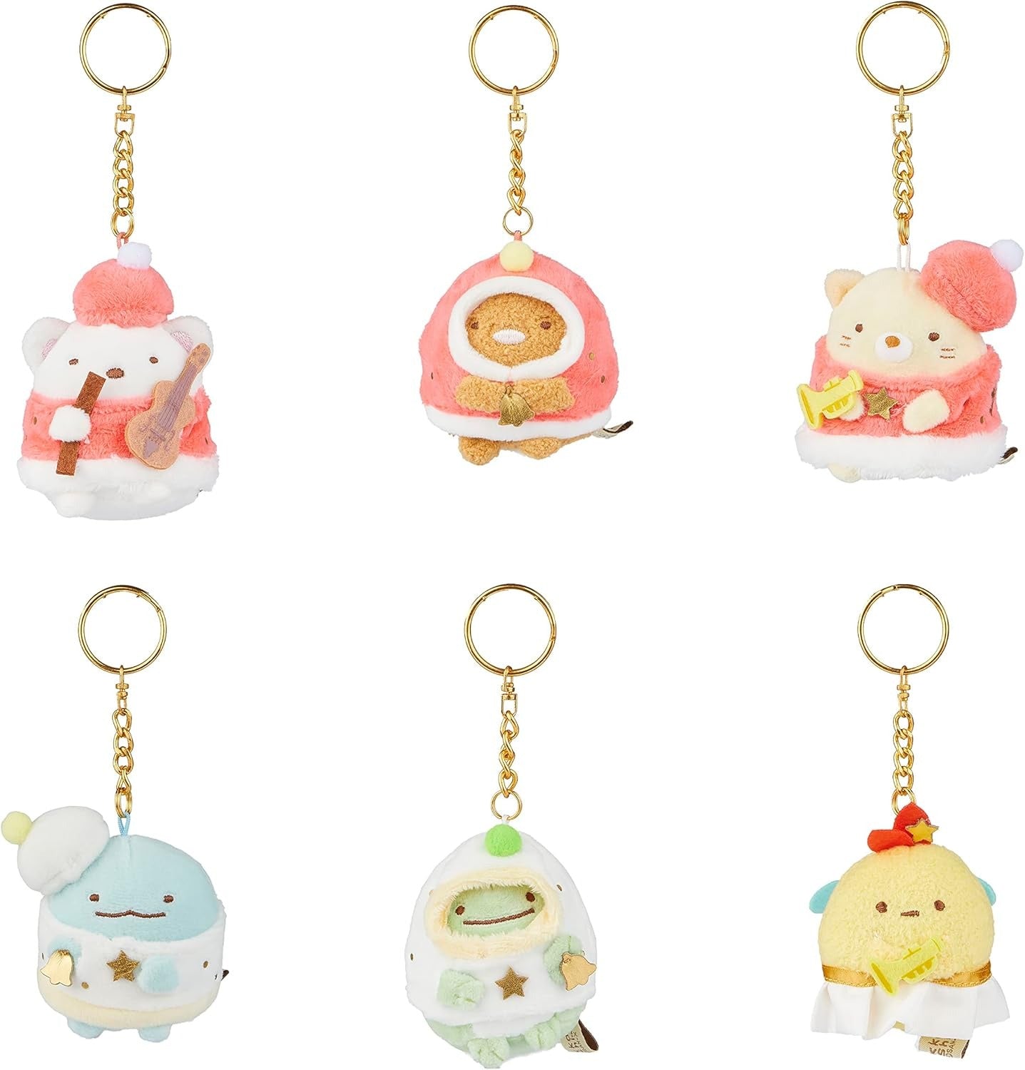 Sumikkogurashi:Musical Christmas Blind Box Keychain Plush Plushies Sumikko Gurashi